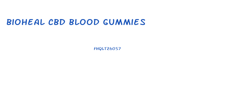 Bioheal Cbd Blood Gummies