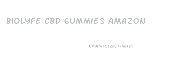 Biolyfe Cbd Gummies Amazon