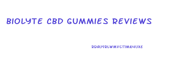 Biolyte Cbd Gummies Reviews