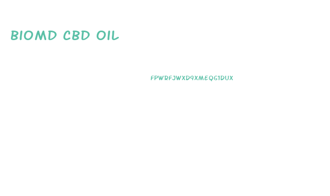 Biomd Cbd Oil