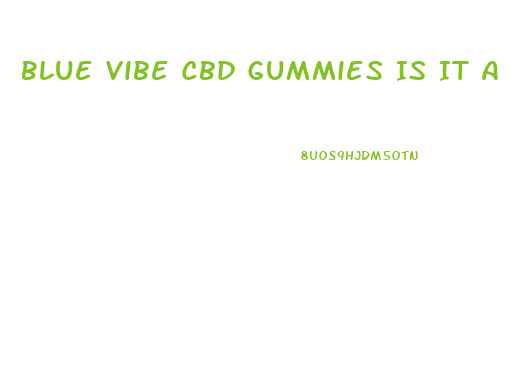 Blue Vibe Cbd Gummies Is It A Scam