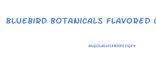 Bluebird Botanicals Flavored Cbd Oil
