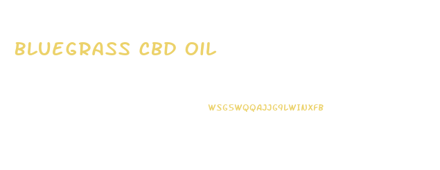 Bluegrass Cbd Oil