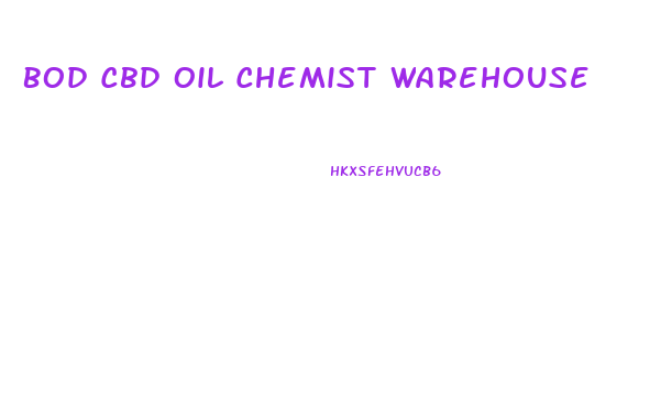 Bod Cbd Oil Chemist Warehouse