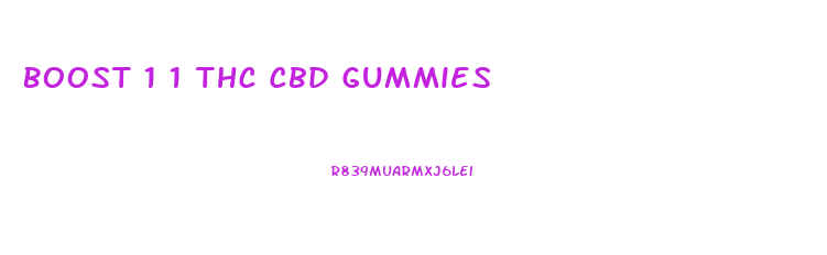 Boost 1 1 Thc Cbd Gummies