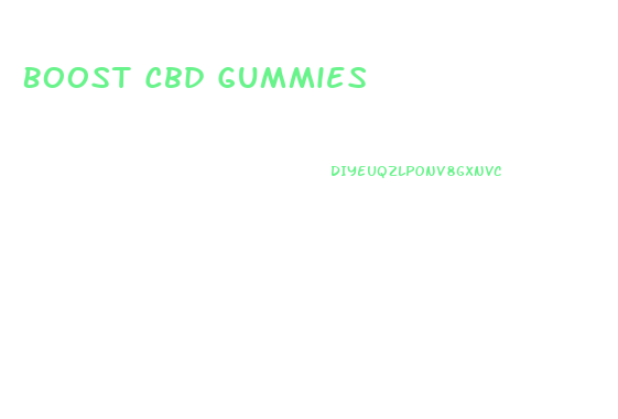 Boost Cbd Gummies