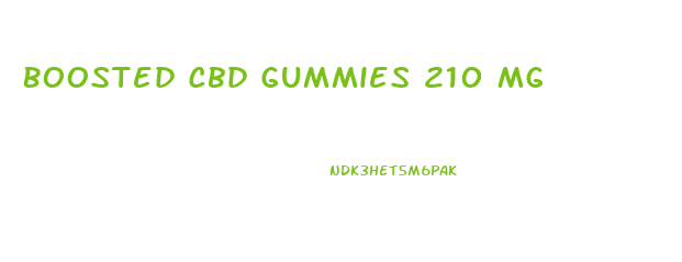 Boosted Cbd Gummies 210 Mg