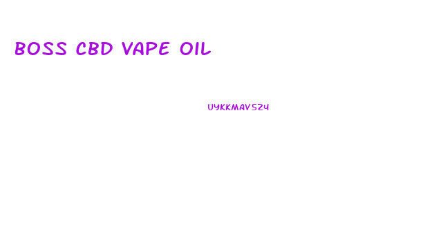 Boss Cbd Vape Oil