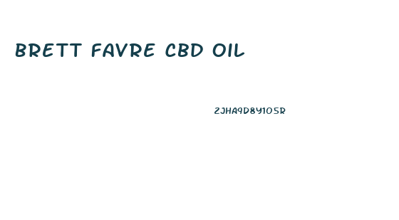 Brett Favre Cbd Oil