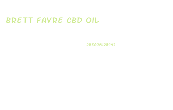 Brett Favre Cbd Oil