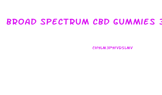 Broad Spectrum Cbd Gummies 300 Mg