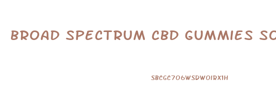 Broad Spectrum Cbd Gummies Soar