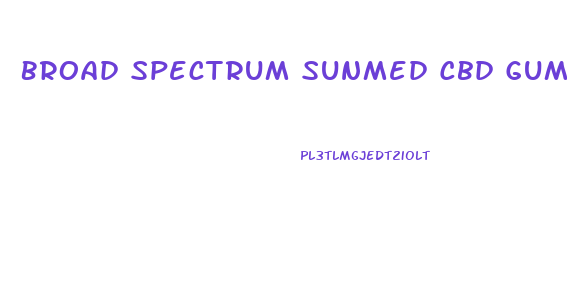 Broad Spectrum Sunmed Cbd Gummies