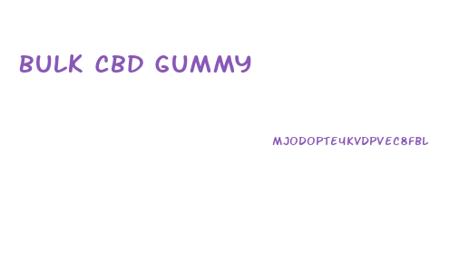 Bulk Cbd Gummy