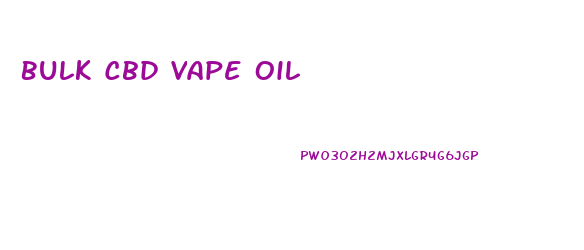 Bulk Cbd Vape Oil