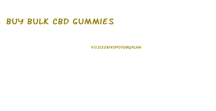 Buy Bulk Cbd Gummies