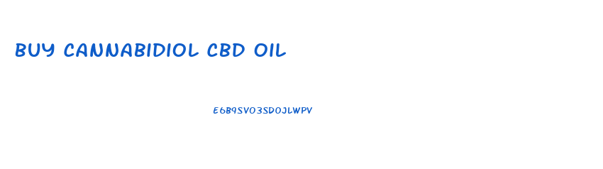 Buy Cannabidiol Cbd Oil