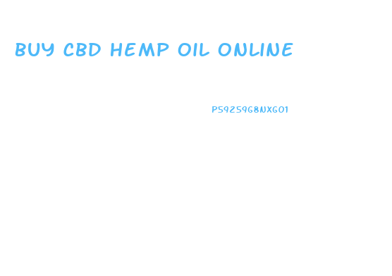 Buy Cbd Hemp Oil Online