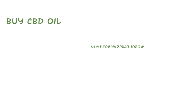 Buy Cbd Oil