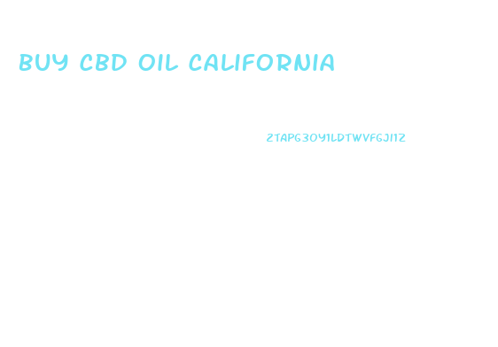 Buy Cbd Oil California