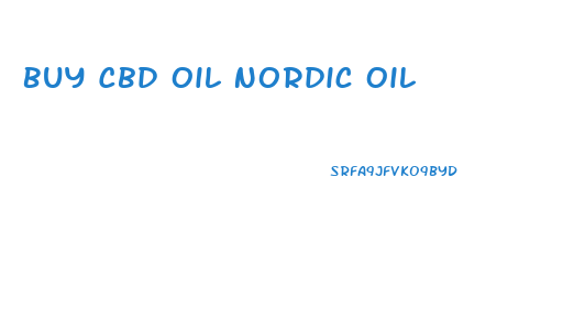 Buy Cbd Oil Nordic Oil