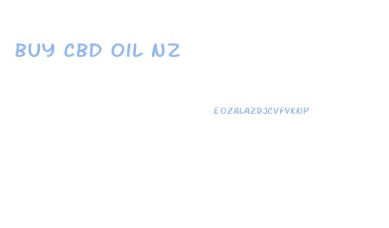 Buy Cbd Oil Nz