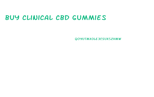 Buy Clinical Cbd Gummies