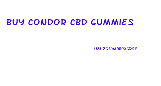Buy Condor Cbd Gummies