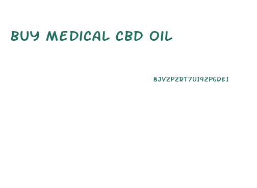 Buy Medical Cbd Oil