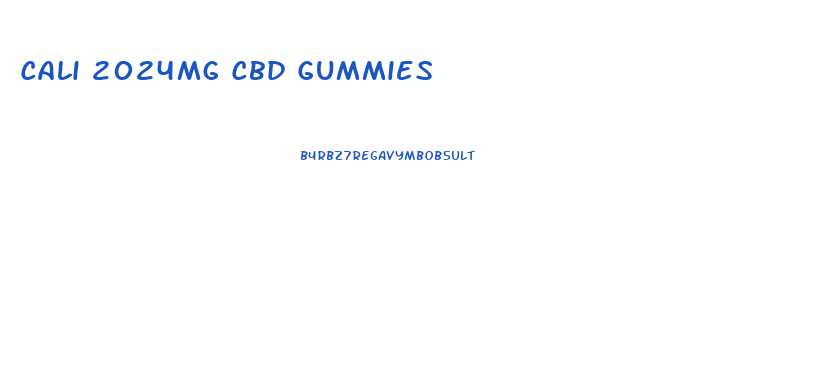 Cali 2024mg Cbd Gummies