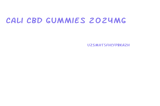 Cali Cbd Gummies 2024mg