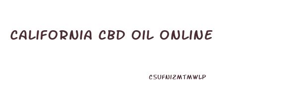 California Cbd Oil Online