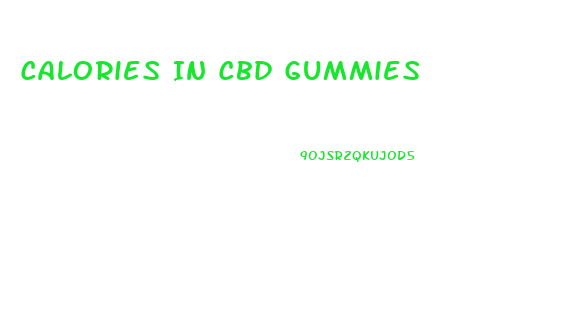 Calories In Cbd Gummies