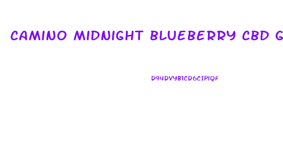 Camino Midnight Blueberry Cbd Gummies