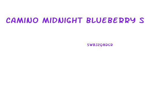 Camino Midnight Blueberry Sleep Cbd Gummies