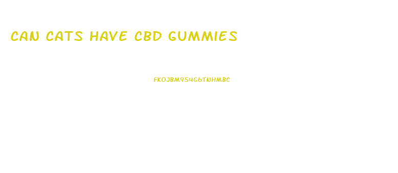 Can Cats Have Cbd Gummies