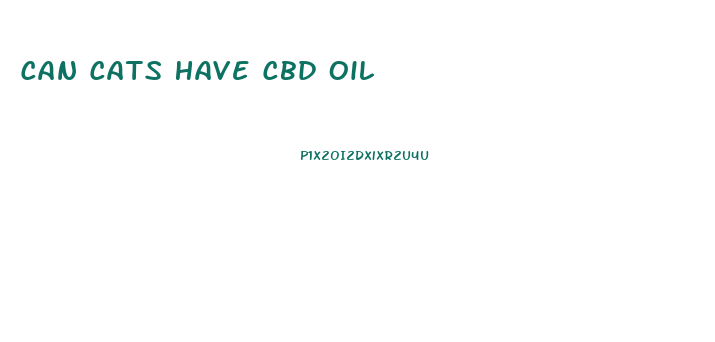 Can Cats Have Cbd Oil