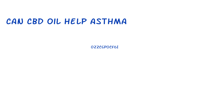 Can Cbd Oil Help Asthma