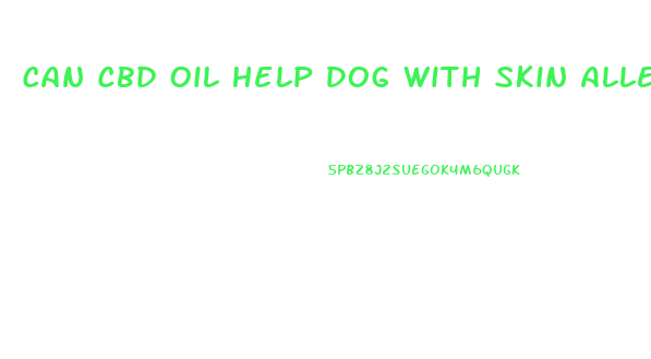 Can Cbd Oil Help Dog With Skin Allergies