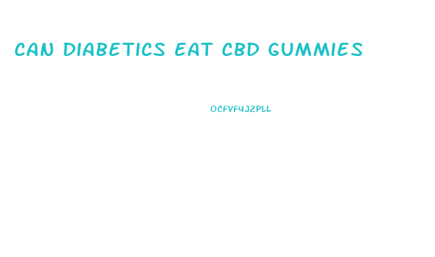 Can Diabetics Eat Cbd Gummies
