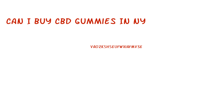 Can I Buy Cbd Gummies In Ny