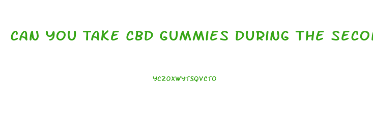 Can You Take Cbd Gummies During The Second Trimester