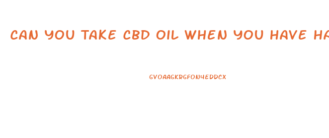 Can You Take Cbd Oil When You Have Had Pancreatitis