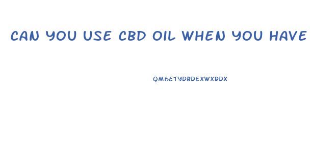 Can You Use Cbd Oil When You Have Copd