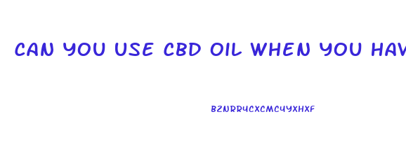 Can You Use Cbd Oil When You Have Copd