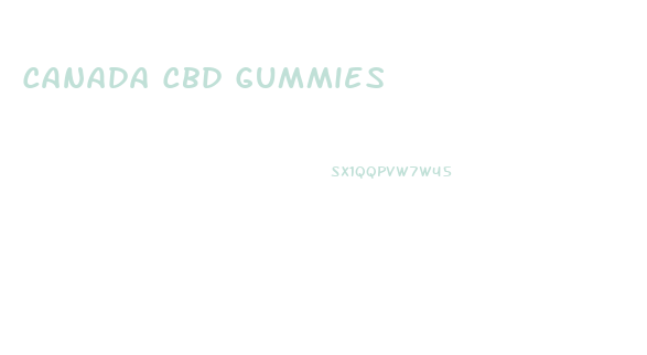 Canada Cbd Gummies