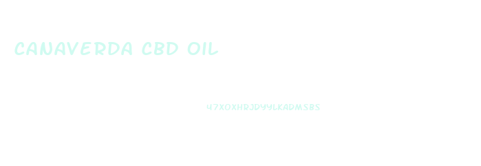 Canaverda Cbd Oil