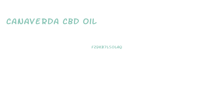 Canaverda Cbd Oil