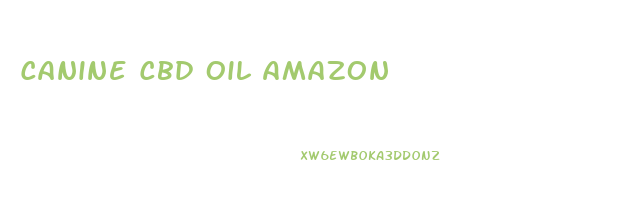 Canine Cbd Oil Amazon