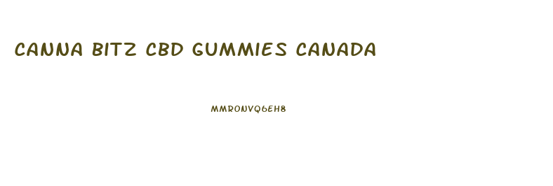Canna Bitz Cbd Gummies Canada